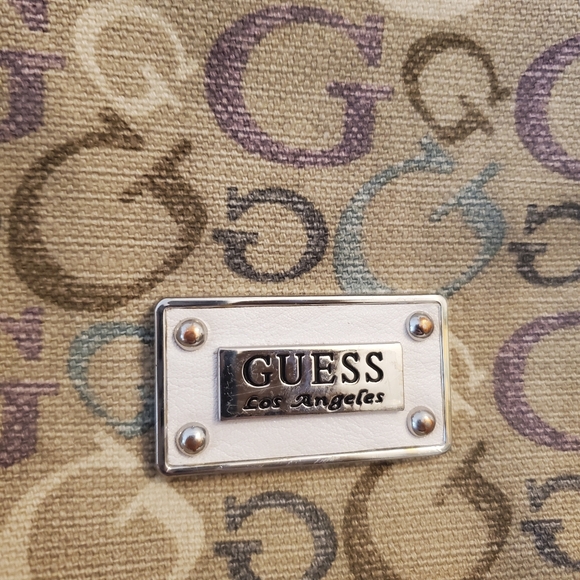 Guess Monogram Shoulder Bag - Picture 2 of 8